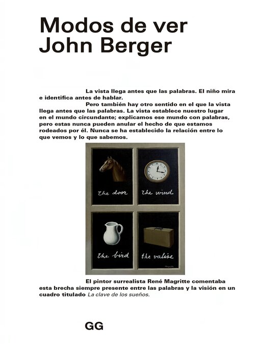 Title details for Modos de ver by John Berger - Wait list